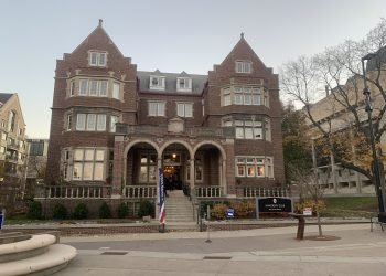 A polling place in Madison, Wisconsin