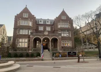 A polling place in Madison, Wisconsin