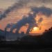 Factory pipe polluting air, environmental problems