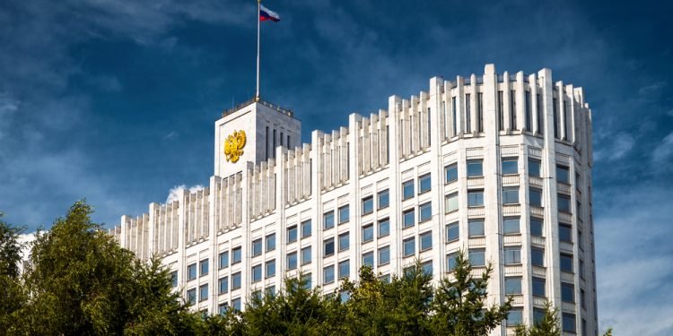 House of the Government of Russian Federation (White House), Moscow, Russia.