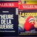 Nice, France - Oct. 29, 2020 - Front pages about Islam of the conservative newspaper Valeurs Actuelles, while France is hit by a wave of terror knife attacks and beheadings amid the jihadist threat