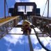 Oil drilling rig operation on the oil platform in oil and gas industry.