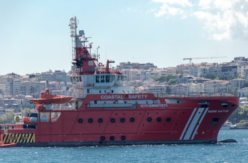 A Turkish Coast Guard ship sails near Istanbul. Disputes over Mediterranean oil and gas exploration have put Turkey into conflict with its neighbors, especially Greece.