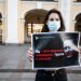 Saint Petersburg, Russia / 2020.08.20 /single pickets in support of Alexei Navalny after poisoning