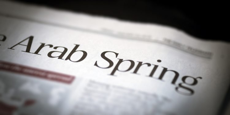 Arab Spring written newspaper