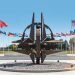 Brussels,,Belgium,-,May,13,,2019:,Nato,Star,Sculpture,In