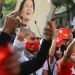 2021,February,1,Bangkok,Thailand,NLD supporters in Bangkok are protesting outside Myanmar Embassy against the military coup 17.06 Police dissolve rallies in front of the Myanmar embassy Initially.