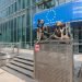 BRUSSELS, BELGIUM - MAY 20: Entrance to the European Commission building on May 20, 2012 in Brussels. It is located on the Rue de la Loi street in European District in Brussels.