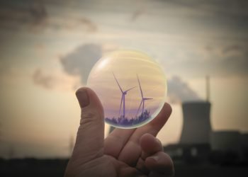 Energy transition from nuclear power to environmentally friendly technology