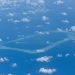 Aerial view on the The Spratly Islands,one of the major archipelagos in the South China Sea,Philippines