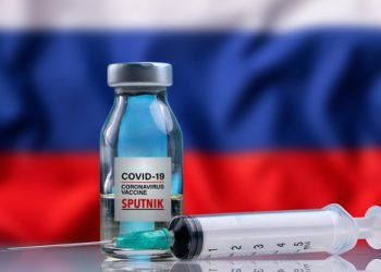 Antalya, TURKEY - August 11, 2020. The Covid-19 coronavirus vaccine produced in Russia named sputnik.