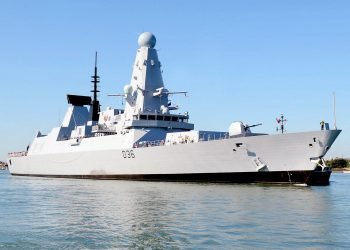 The Royal Navy Type 45 Destroyer, HMS Defender.

HMS Defender is the fifth of the Navys six £1bn Type 45 destroyers  Defender was built in Glasgow which is one of her two affiliated cities (the other is Exeter). After delivery to her home port of Portsmouth in July 2012 she is now undergoing extensive Sea Trials and Training and is expected to join the Fleet early this year.