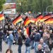 Chemnitz, Germany - September 01, 2018: Afd demonstration Trauermarsch