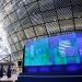 Brussels, Belgium Oct. 17 2018.. Interior view of EU Council building during the EU Summit.