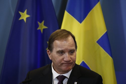 Brussels, Belgium. 14th Dec. 2018. Prime Minister of Sweden, Stefan Lofven a speaks during a press conference following the EU leaders summit.