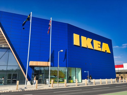 New IKEA Store, Greenwich, London, England, April 2019; this is the 22nd UK IKEA Store. IKEA, founded in Sweden in 1943, is the world's largest retailer of ready-to-assemble or flat-pack furniture.