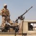 Ingall, Niger - september 2013: Governmental military guard in North Africa Car with armed soldiers