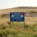 ARTSAKH, NAGORNO KARABAKH - JULY 21, 2006: Territory in Nagorno Karabakh marked as safe by the Halo Trust by clearing landmines to help the region recover after the Armenian Azerbaijan war