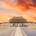 ancient royal palaces of the Forbidden City in Beijing,China