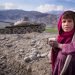 Jalalabad Road, Afghanistan, January 2004: Young girl on the Jalalabad Road, Afghanistan