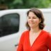 Berlin, 2018-06-11: Annalena Baerbock arrives at the party headquarters in Berlin