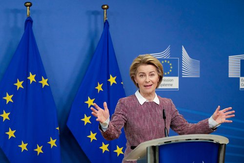 Brussels,,Belgium.,19th,February,2020.,European,Commission,President,Ursula,Von