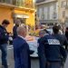 Member of French parliament Eric Ciotti visits the police station where, according to reports, a police official was injured after being stabbed with a knife, in Cannes, France, November 8, 2021. Twitter/ECiotti/via REUTERS