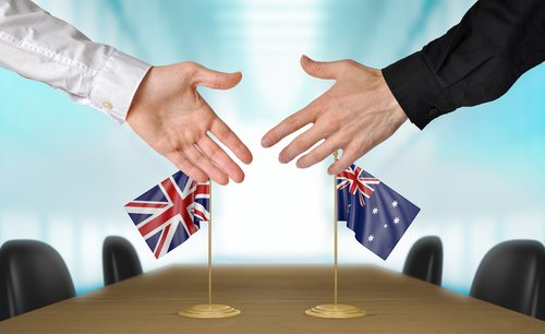 United,Kingdom,And,Australia,Diplomats,Agreeing,On,A,Deal