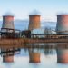 Thermal,Power,Plant,,Reflection,In,Water