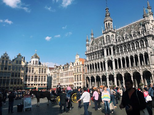 Brussels,,Belgium,-,September,2019:,Grand,Place,Full,Of,People