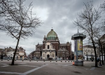 Charleroi,,Belgium,-,2,April,2018:,View,On,The,Landmark