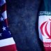 Flags,Of,Iran,And,United,States,Of,America,Are,Opposite