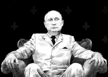 Vladimir,Putin.,Portrait,Drawing,Illustration.,April,20,,2020