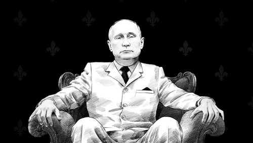 Vladimir,Putin.,Portrait,Drawing,Illustration.,April,20,,2020