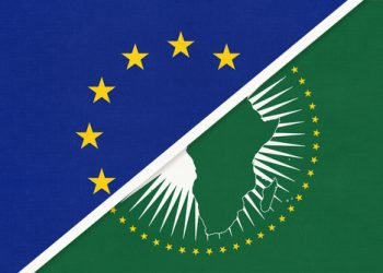 European,Union,Or,Eu,And,African,Union,National,Flag,From