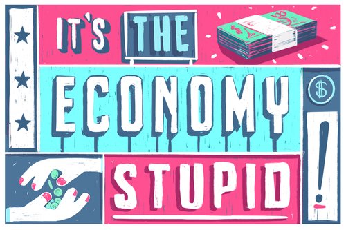 It's,The,Economy,Stupid,Illustration.,A,Common,Saying,When,Asked