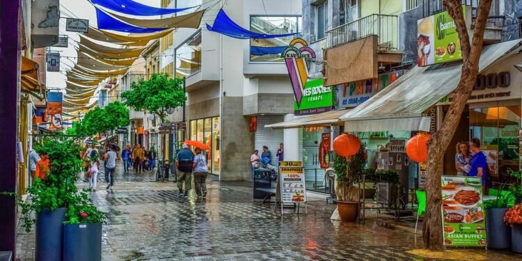 A bazar in Nicosia