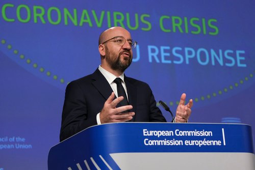 Brussels,,Belgium.,15th,April,2020.,Press,Conference,By,Eu,Commission