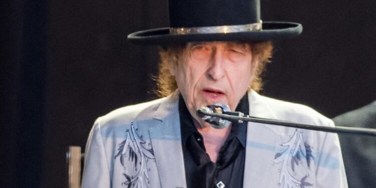 LONDON, ENGLAND - JULY 12: Bob Dylan performs as part of a double bill with Neil Young at Hyde Park on July 12, 2019 in London, England. (Photo by Dave J Hogan/Getty Images for ABA)