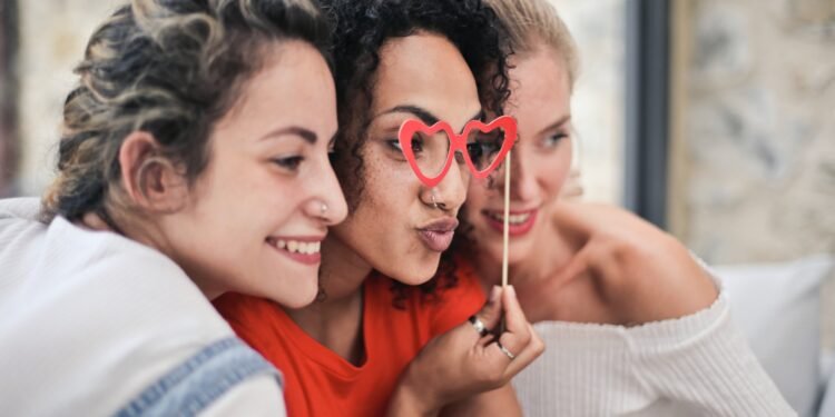 Three Women Posing For Photo