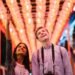 Photo of Man and Woman Looking Up