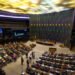 Brasilia, Brasil - Aug 27, 2018: Chamber of Deputies Plenary at Brazilian National Congress - Brasilia, Distrito Federal, Brazil