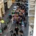 BUDAPEST, HUNGARY - OCTOBER 05 2022: Teachers strike marching in the street