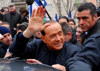 Italy,-,Milan,February,28,2018,-,Silvio,Berlusconi,During,A