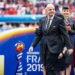 LYON, FRANCE - 7 JULY, 2019: Gianni Infantino president of FIFA seen after the 2019 FIFA Women's World Cup Final match between USA and Netherlands.