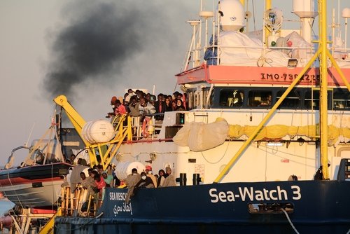 Pozzallo,,Sicily,,Italy,,31,December,The,Humanitarian,Rescue,Ship,Seawatch