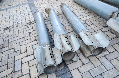 Missile of the multiple rocket launcher that were fired on the territory of Ukraine by russian invaders