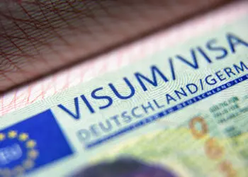 Germany,Visa,Close-up,,Schengen,Visa,For,Tourism,In,Eu,,Document