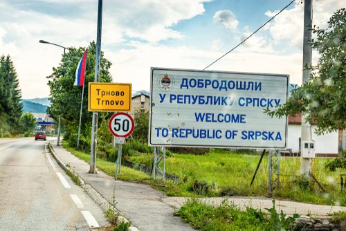 Trnovo,,Bosnia,And,Herzegovina,-,July,19.,Information,Signboard,In