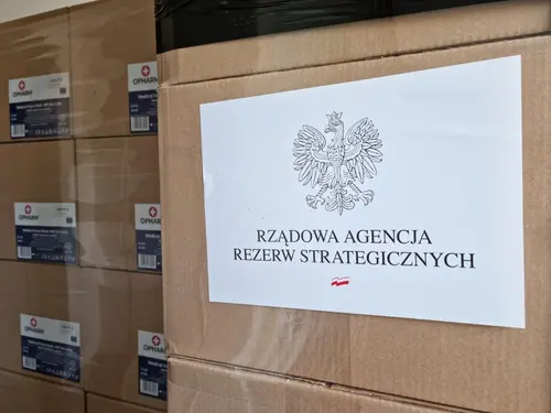 08.19.2022,Wroclaw,,Poland,,Medical,Supplies,Cartons,Of,The,Government's,Strategic